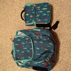 Cactus Backpack and Matching Lunchbox